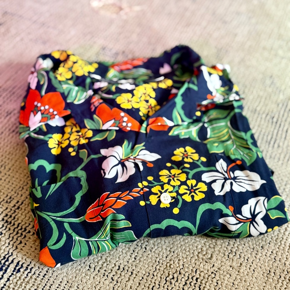 Men's Polo by Ralph Lauren Hawaiian Short Sleeve Camp Shirt, XXL